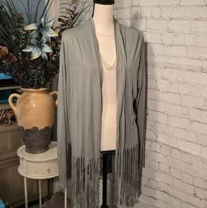 NWT Lascana Fringed Cardigan